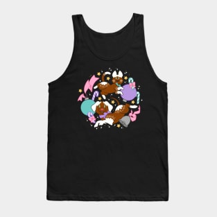 Christmas Gingerbread Cat and Dog Tank Top